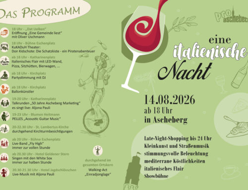 Ascheberg feiert „Italienische Nacht“ am 14. August